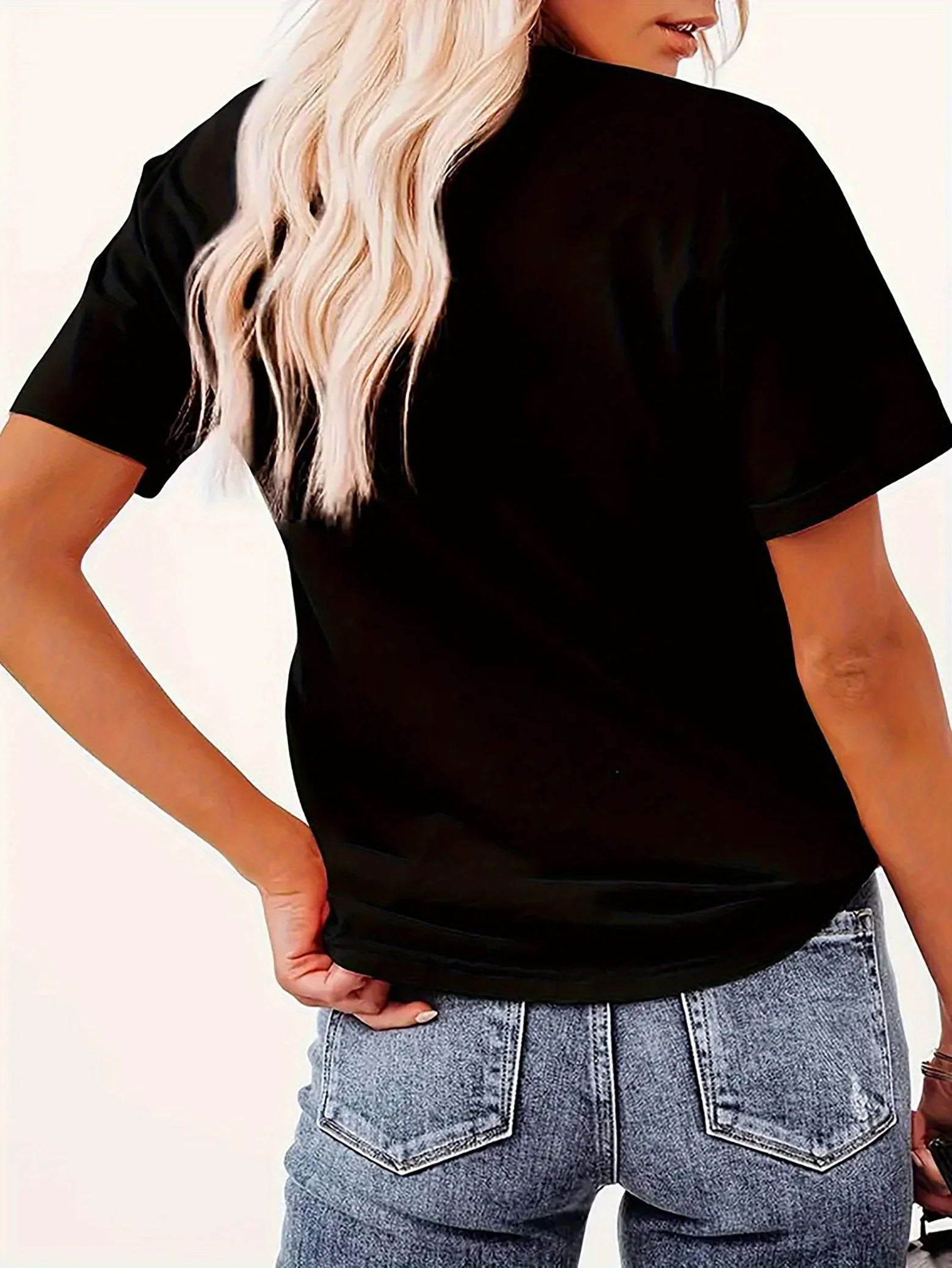 Женская футболка с рисунком милого мультяшного суши-кота — повседневная круглым