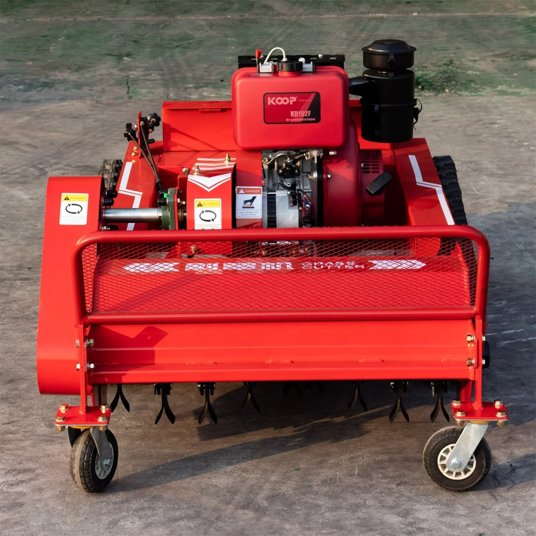 Дизельный двигатель большой мощности маленький робот газонокосилка ширина