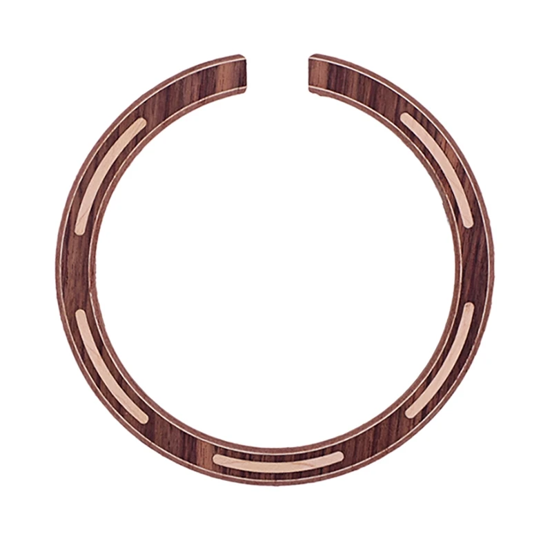 

1PC Acoustic Guitar Rosewood Rosette Soundhole Wood Inlaid Rosette Inlaid Guitar DIY Accessories