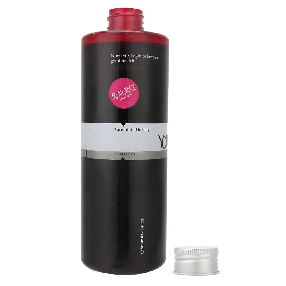 Ing Cream Mild Nodamage Temporary Styling Hair Dye Cream Fashion Hairdressing Tools Wine Red