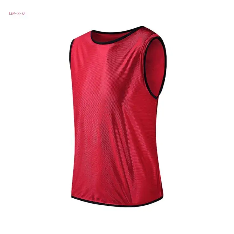 

Y51D Sleeveless Soccer Training Team Vest Football Jerseys Sports Shirts Breathable