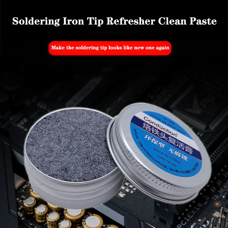 Tip Refresher Clean Paste Oxidized Cleansing/refreshing For Solder Iron Tip Head Resurrection Repair Tools