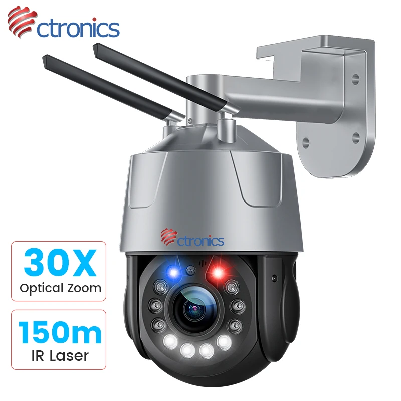 Outdoor Smart Tracking Ip Camera Wifi Color Night Vision Cct