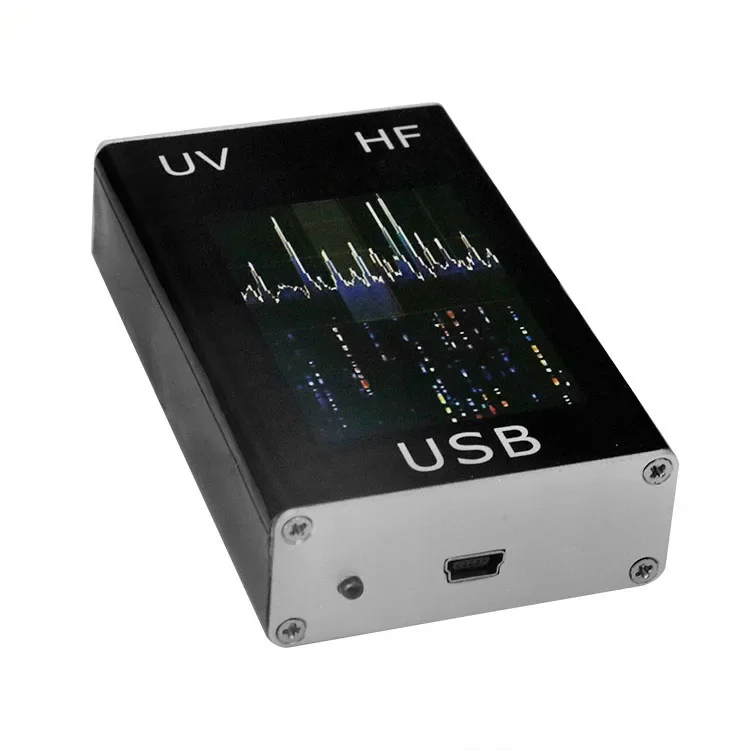 Радиоприемник 100 кГц-1 7 ГГц Полнодиапазонный UV HF USB фонарь с 2832u R820t2