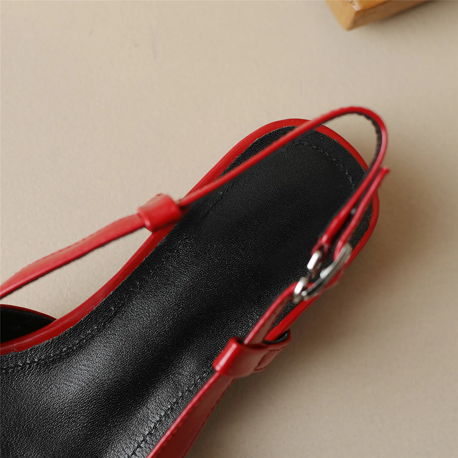 Women Sandals 2023 Spring New Fashion All Genuine Leather Low Heel High Quality Handmade Birthday Gift Lolita Slingback Shoes