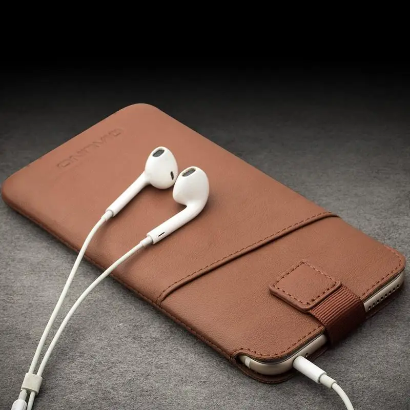 

Luxury Genuine Leather Bag Case For iPhone 8/7/6 Fashion Leather with Card Slot Cover for iPhone 8 Plus / 7 Plus /6 Plus