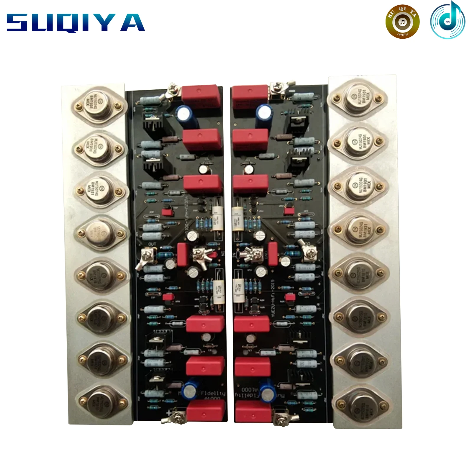 Плата усилителя мощности DC 30-45V A1000 на MJE15034G / MJE15035G + MJE15025 tuebe 50W * 2 класс A