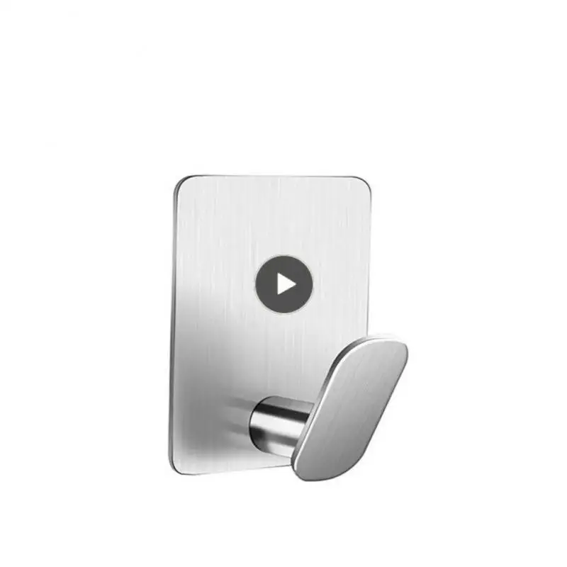 

Waterproof Wall Hook Self Adhesive Durable Hanger Key Rack Durable Stainless Steel High Quality Universal Hooks Stainless Steel