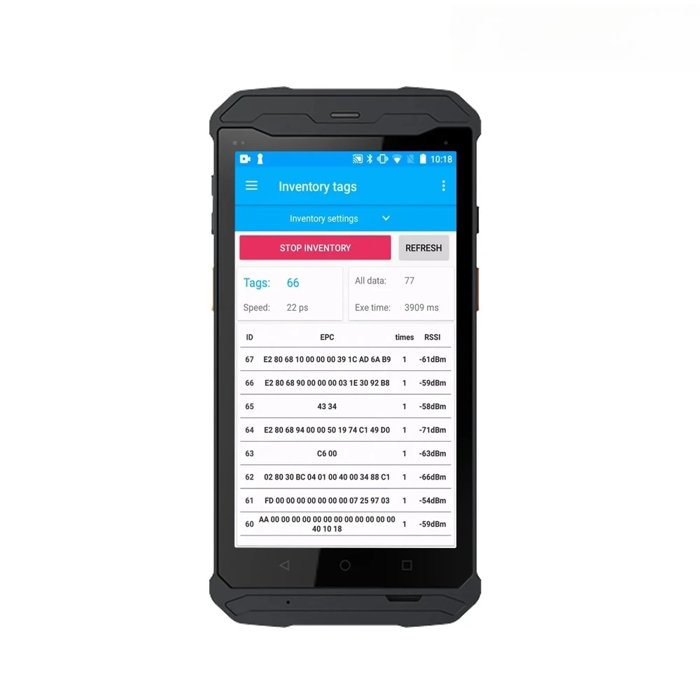Фото Портативный считыватель RFID-меток для животных 125 кГц-134,2 кГц, сканер Android PDA для управления данными о скоте (крупный рогатый скот, козы) на молочных фермах №5