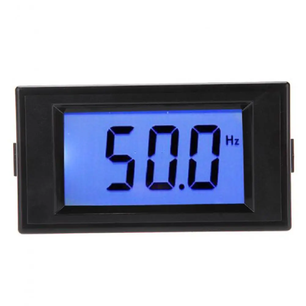 

Digital AC Voltmeter Panel Mounting Meter AC80-300V Frequency Counter 10-199.9HZ LCD Display Voltage Volt Frequency Meter Tester
