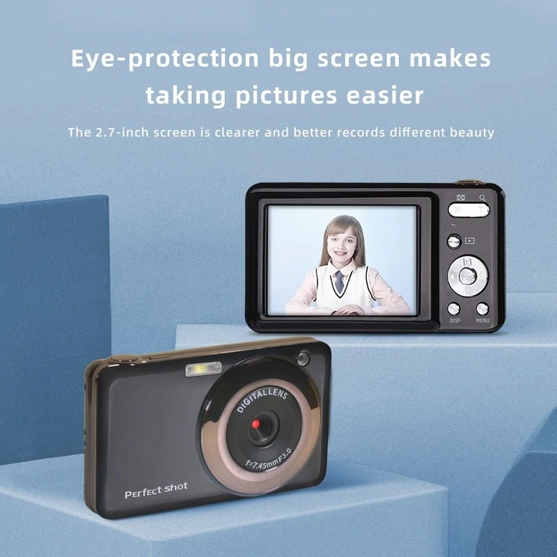 

K12 48MP Digital Retro Camera 2.7 Inch IPS HD Screen Anti-shake Camcorder DV Cam Genuine Direct Selling Time Limited Wholesale
