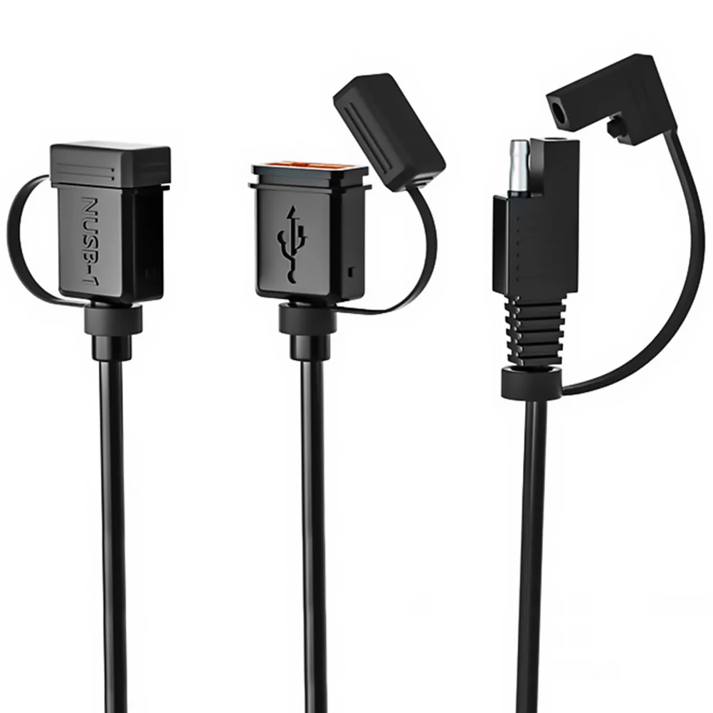 

1 шт., USB-адаптер для мотоцикла с двумя портами SAE