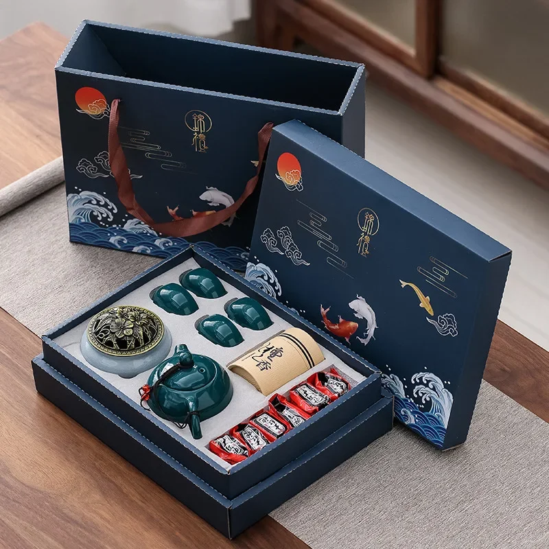 Керамический чайный набор для китайской чайной церемонии