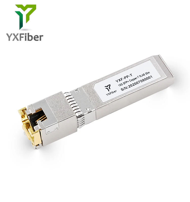 SFP 10G 10Base-T Transceiver Copper SFP RJ45 Compatible SFP-10G-T-X  Network Transceiver Module Fiber Optic 10000 Mbit/s SFP+