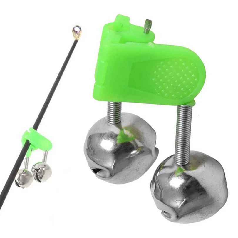 

Fishing Bite Alarms Fishing Rod Bell Rod Clamp Tip Clip Bell Ring Outdoor Fishing Tool Accessory