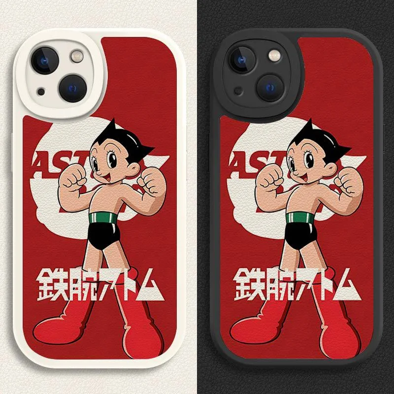 Аниме Astro Boy Atom мягкий чехол для телефона iPhone 11 12 13 14 15 Pro Max X XS XR XSmax Plus милый