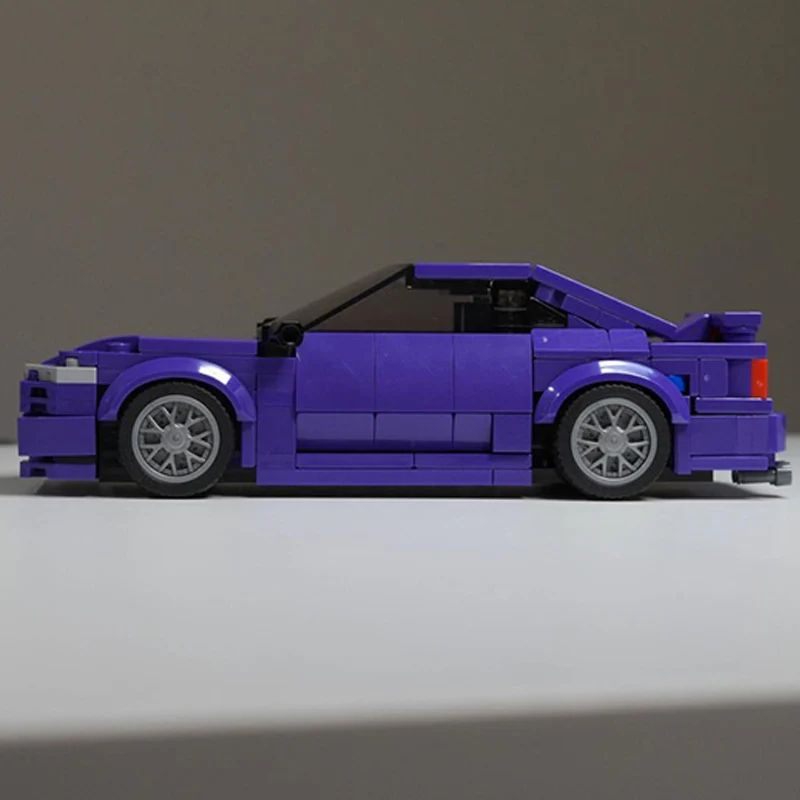 Фото Модель гоночного автомобиля Speed Racing Car MOC, конструктор S15, высококлассный спортивный автомобиль, модульная технология, детские праздничные подарки, набор для сборки игрушек №2