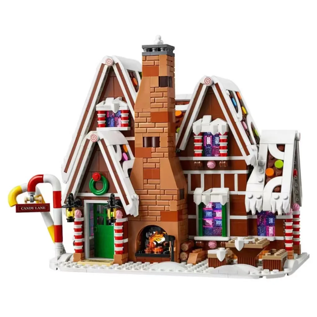 

10267 Compatible With Girl Friends Gingerbreaded House Bricks Set With Figures Building Blocks Toys For Kids Christmas Gift