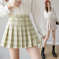 2021 summer women kawaii skirts ladies harajuku plaid preppy pleated skirts female japan students school uniforms skirts