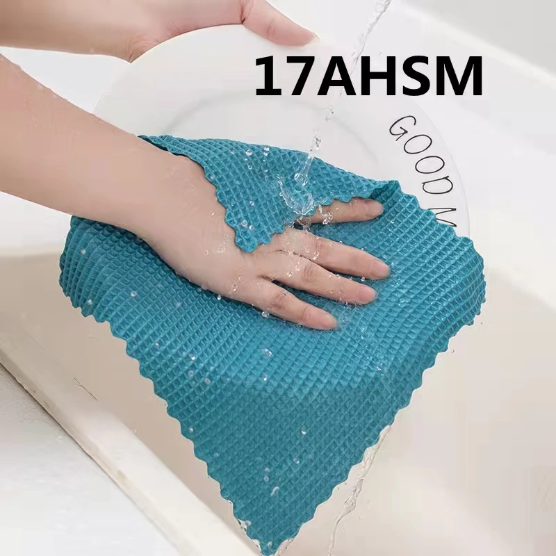 17ahsm товары для кухни супер впитывающие антисмазка тряпки протирания эффективные