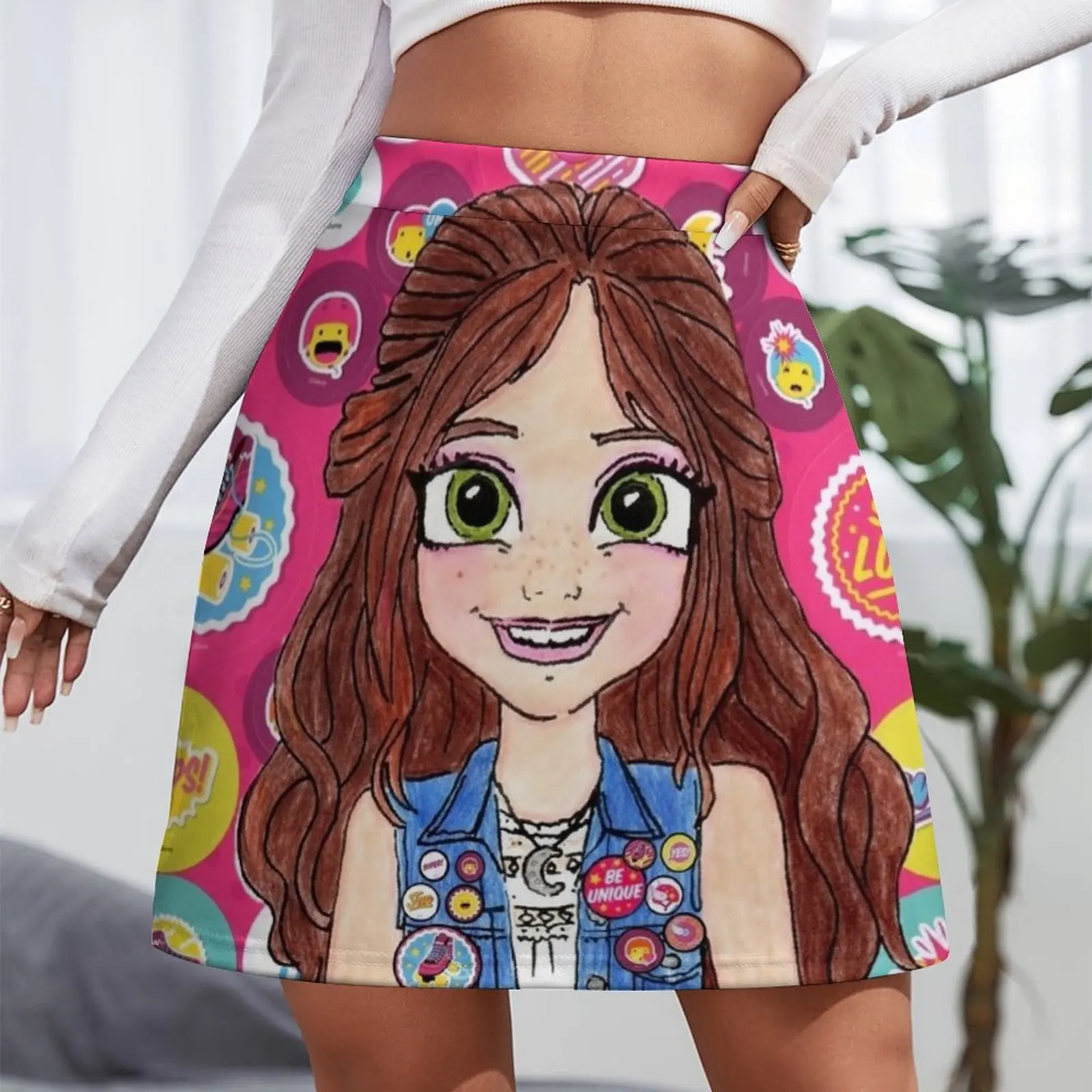 Мини-юбка Luna de Soy от NadadePerfectas модные короткие юбки для женщин женское платье