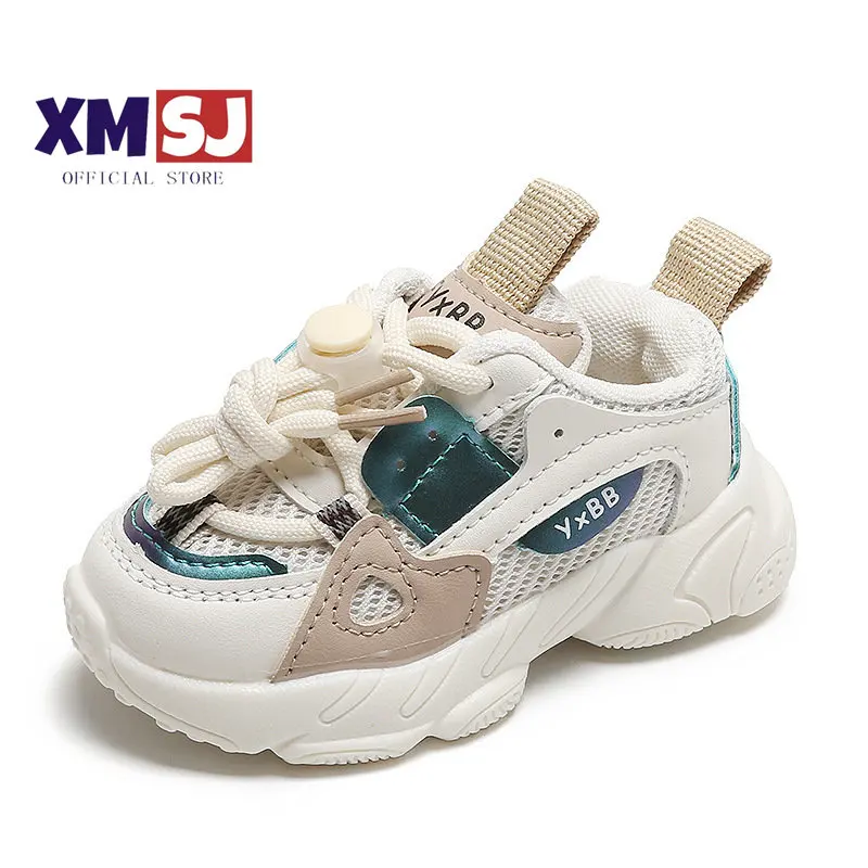 Baby Toddler Shoes for Boys Girls Breathable Mesh Little Kids Casual Sneakers Non-slip Children Sport Shoes Tenis Size 21-36