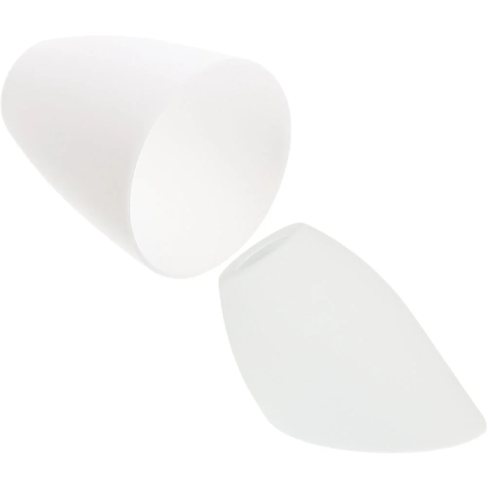 

2 Pcs Floor Lamp Shade Lampshade Chic Light Decorate Bedside Cover White Table Inclined Head