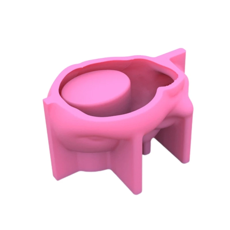 

Little Fox Gypsum Silicone Mold Diy Succulents Concrete Flower Pot Vase Plaster Cement Mold Clay Mold Candle Holder Mold