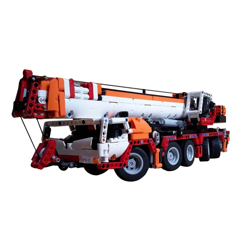 

MOC-8316 Crane Truck Idea high-tech Truck Bricks Five Small Building Blocks Set Vehicle Brick Educational Toys For Children Gift