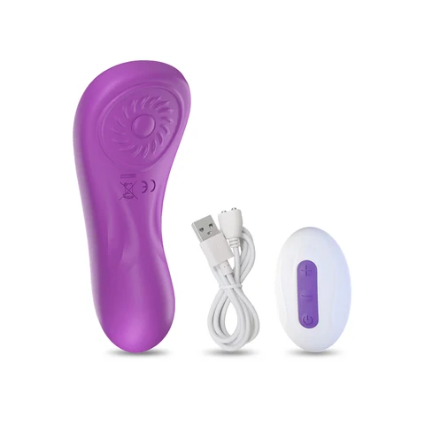 Женские секс-товары Вибратор в трусики, носимая игрушка с дистанционным управлением для стимуляции клитора, секс-игрушка для взрослых женщин