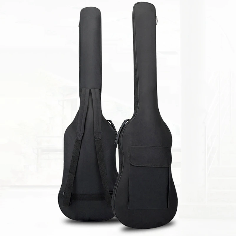 

2X Electric Bass Guitar Bag Gig Bag Backpack Padded Soft Case 5Mm Padding Lightweight Waterproof Backpack