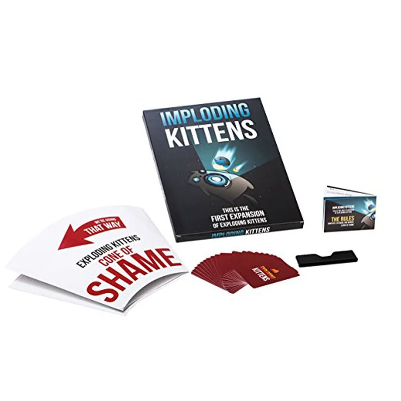 Карточная игра Exploding Kittens оригинальные котята NSFW Streaking лающая медведи детская