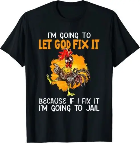 

Пусть Бог исправит это, потому что если я исправлю хип-хоп хлопковая футболка, мужские повседневные футболки с коротким рукавом, топы, Прямая поставка