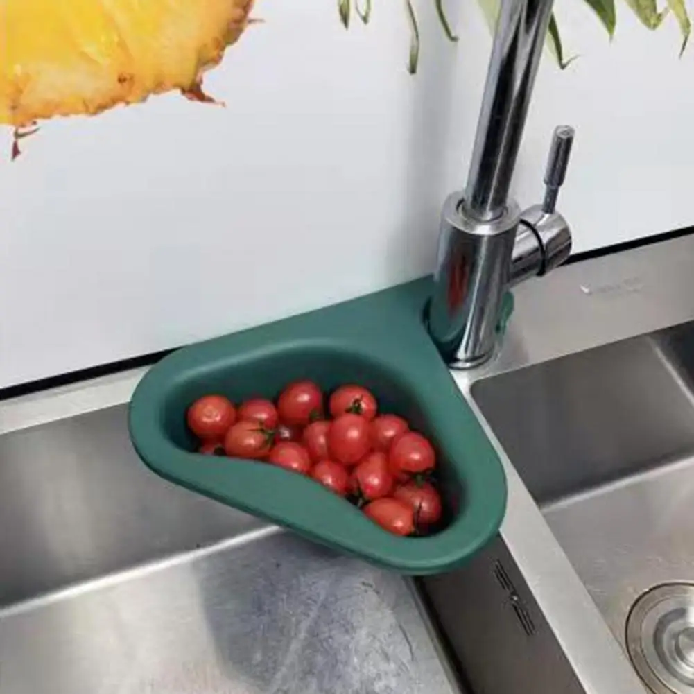 

Unique Sink Drain Colander Stable Reusable Sturdy Punch-free Sink Drain Basket Sink Drain Basket Sink Filter Shelf