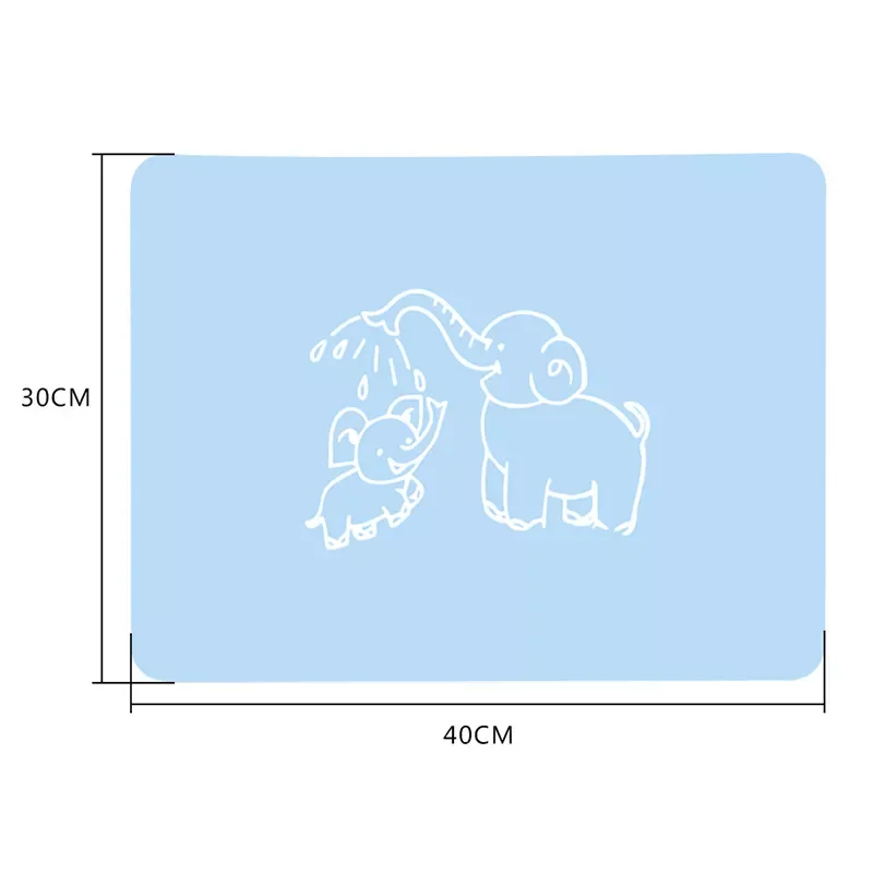 

for Kids, Silicone Placemat Baby, Waterproof Heat Resistant Non-slip Kitchen Table Dining Mat, Portable Easy to Clean