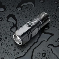 outdoor mini bright flashlight mini usb torch rechargeable light tactical fishing powerful camping lantern lamp zoom flash y1n2