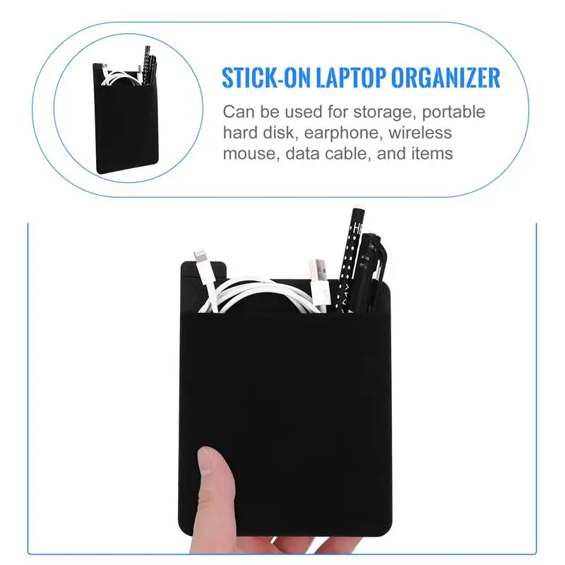 

1Pc Tablet Laptop Accessory Storage Bag Elastic Lycra Stick-On Mouse Pouch
