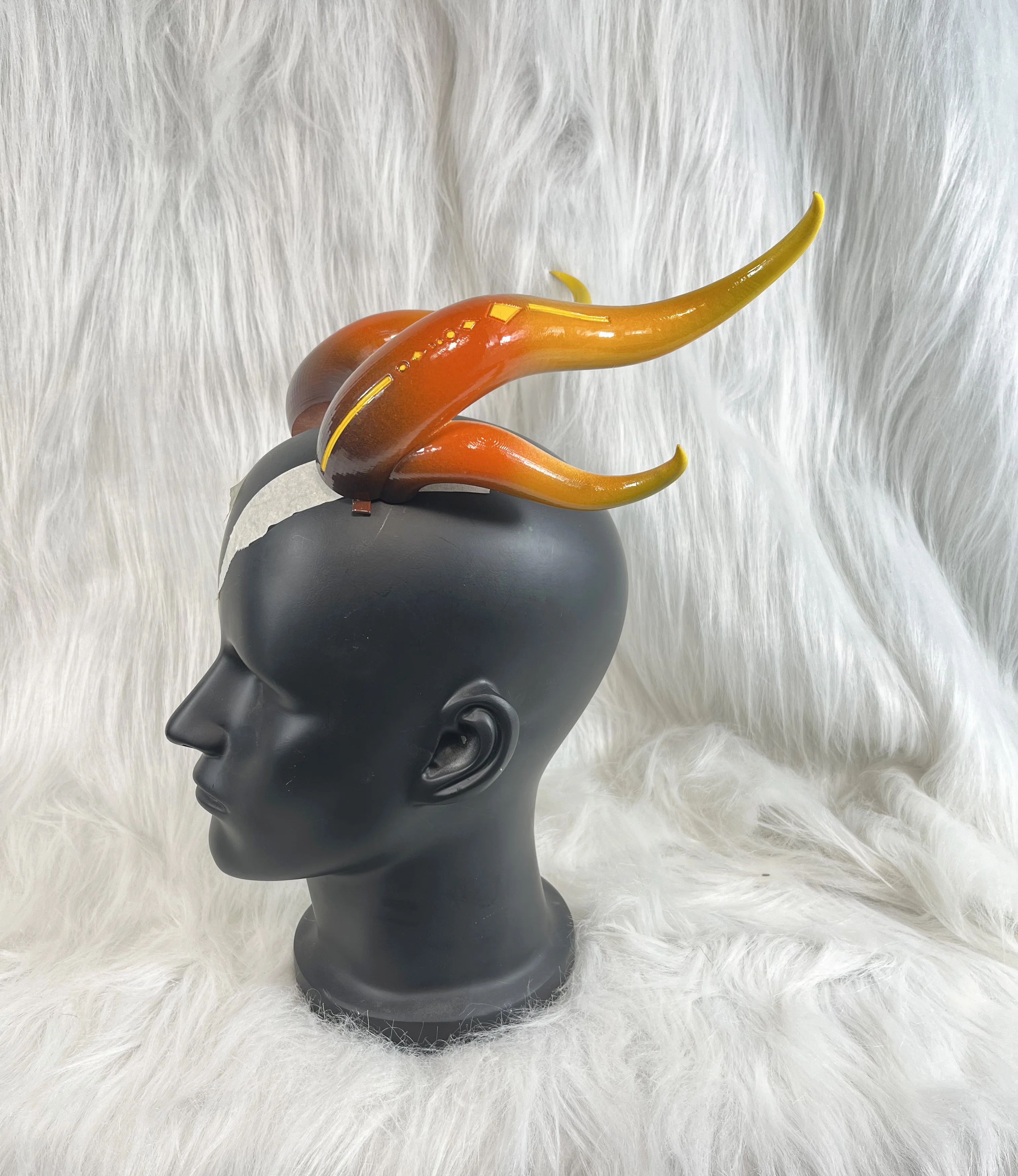 Ударные головные уборы Zhong Li Horn Genshin копия косплея реквизит украшение персонаж