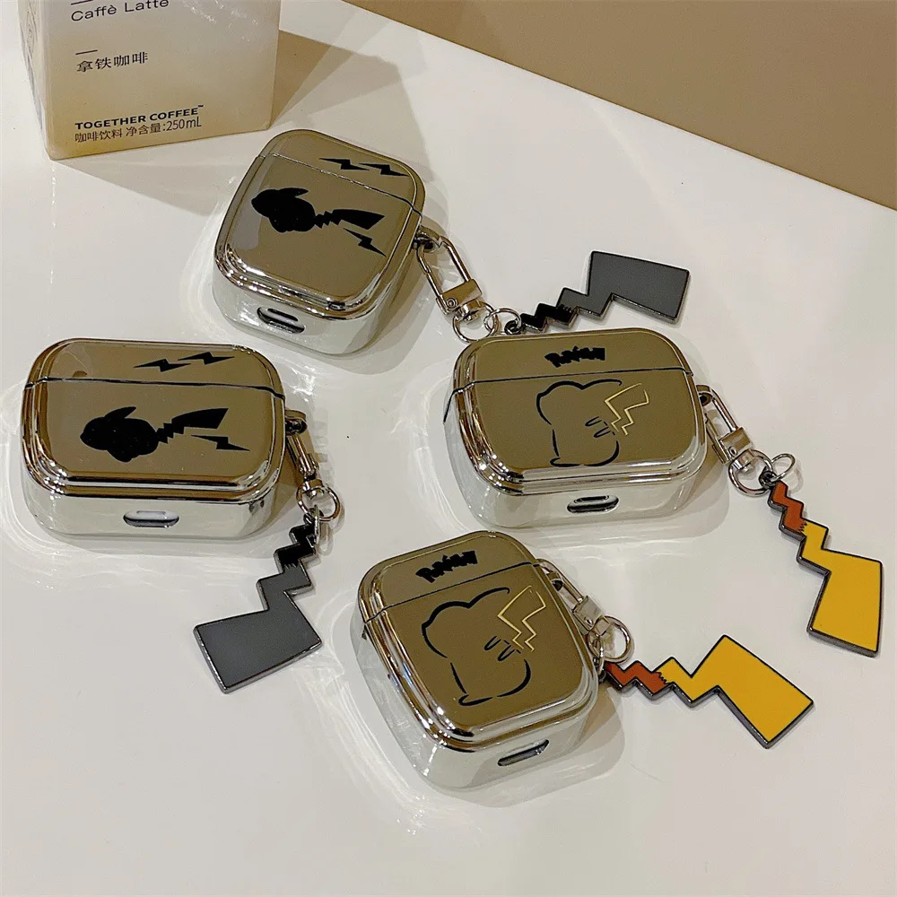 

Cartoon Flash Tail Electroplated Apple AirPods 1 2 3 Case Cover AirPods Pro Case IPhone Earphone Accessories Air Pod Cases