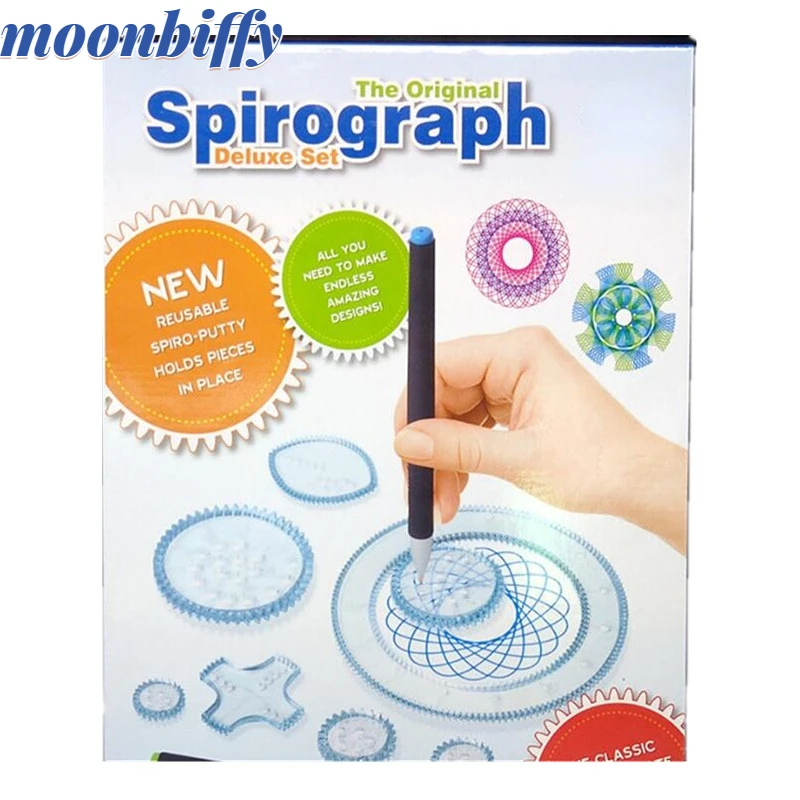 

22pcs Spirograph Tekening speelgoed set Grijpende Tandwielen & Wielen take Accessoires Creative Educatief Voor kinderen