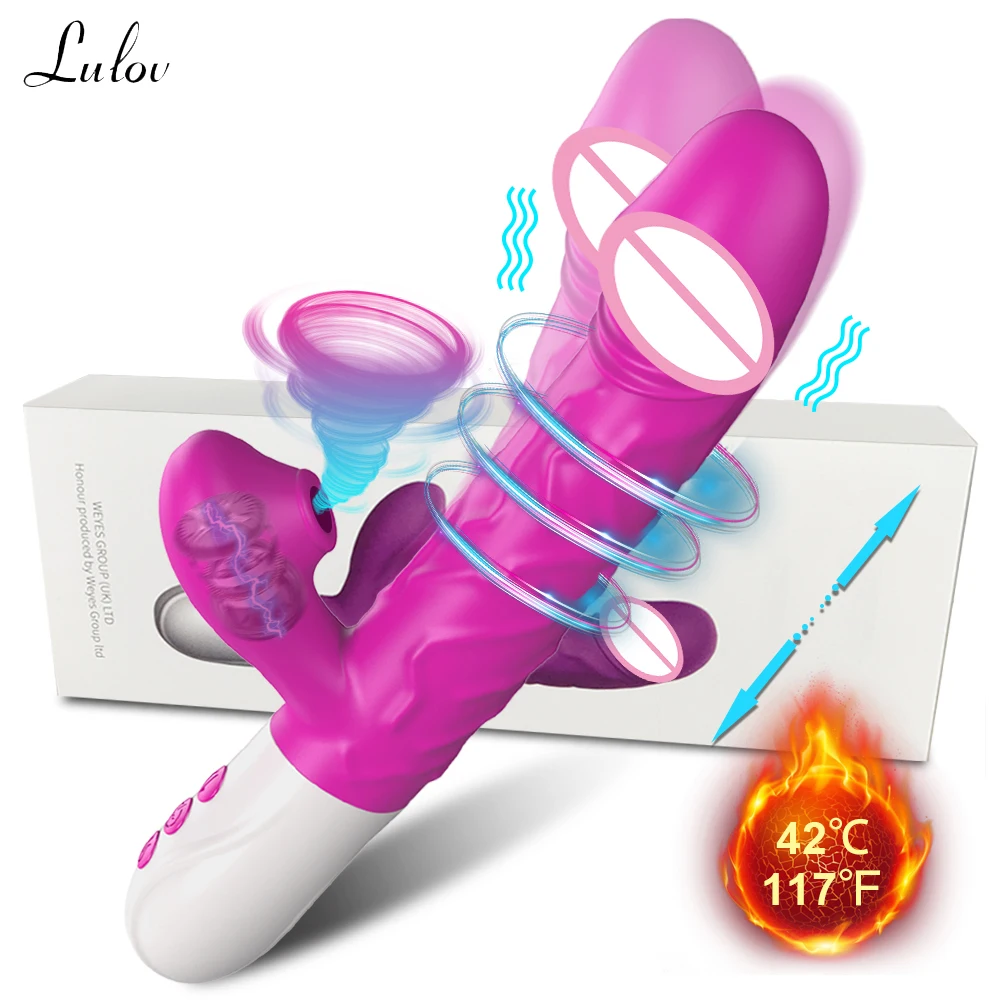 

Sucking Dildo Thrusting Vibrator with Female Masturbation Clit Sucker Clitoris Vacuum Stimulator Adult Goods Sex Toys for Women