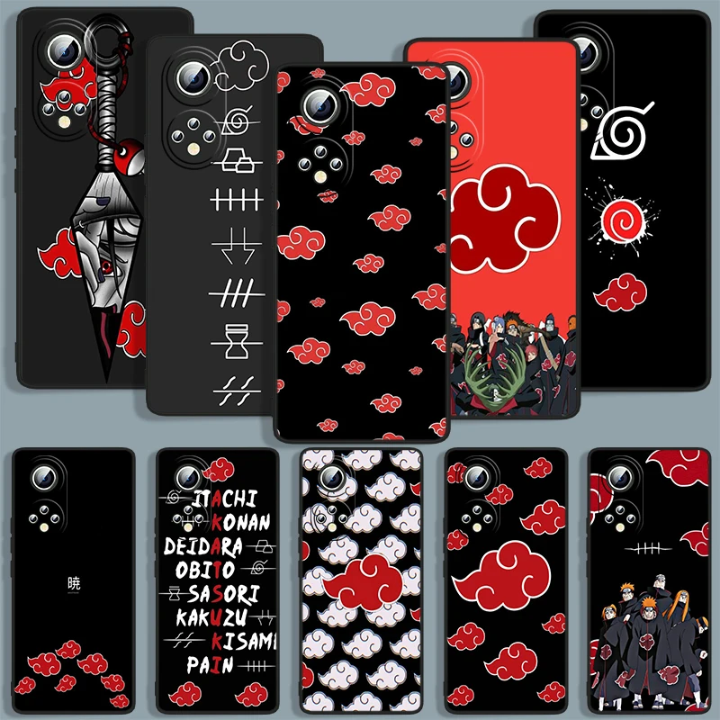 

Anime Naruto Logo Phone Case For Huawei Honor 7A 7C 7S 8 8A 8C 8X 9 9A 9C 9X 9S Pro Prime MAX Lite Black luxury Back Funda Cover