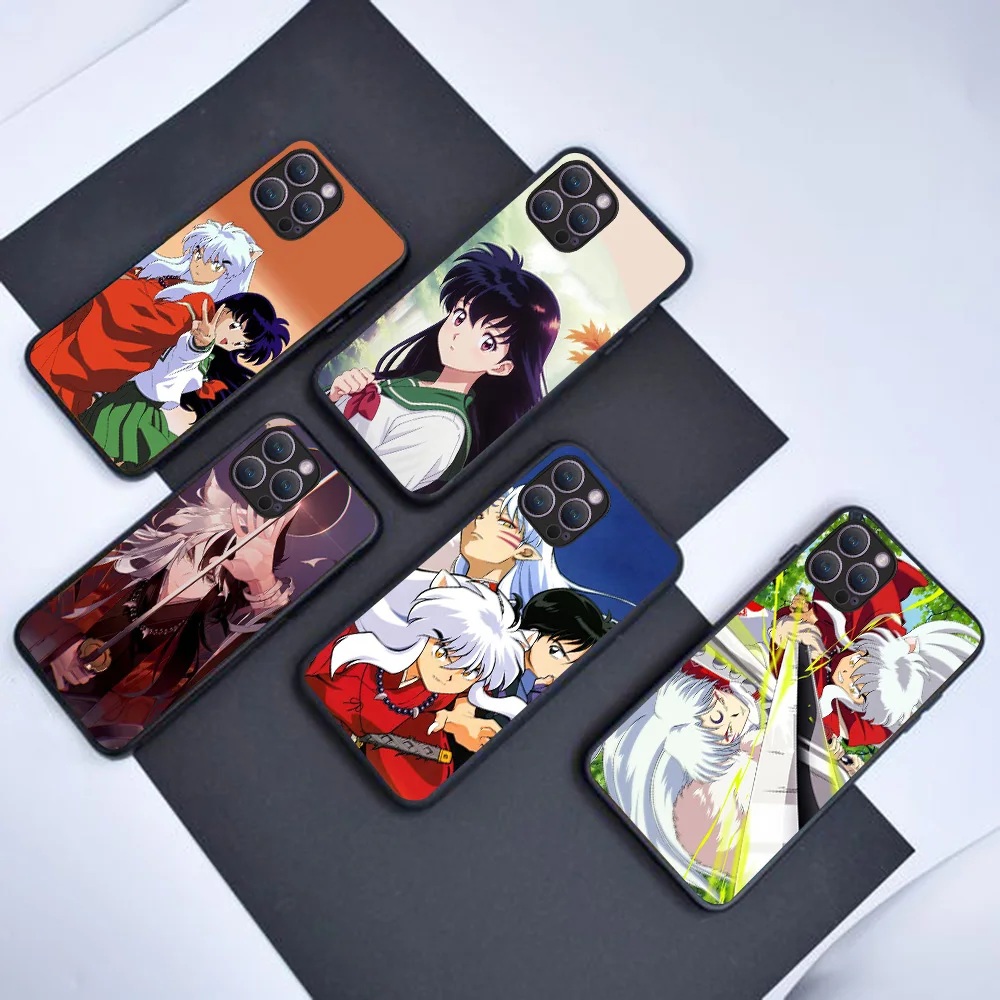 Черный чехол B-36 Inuyasha Sesshomall для Realme C3 C21 C12 9i C21Y C25Y C15 C25S 8i C20A C25 C2S C20 C2 8 Pro Plus 5G