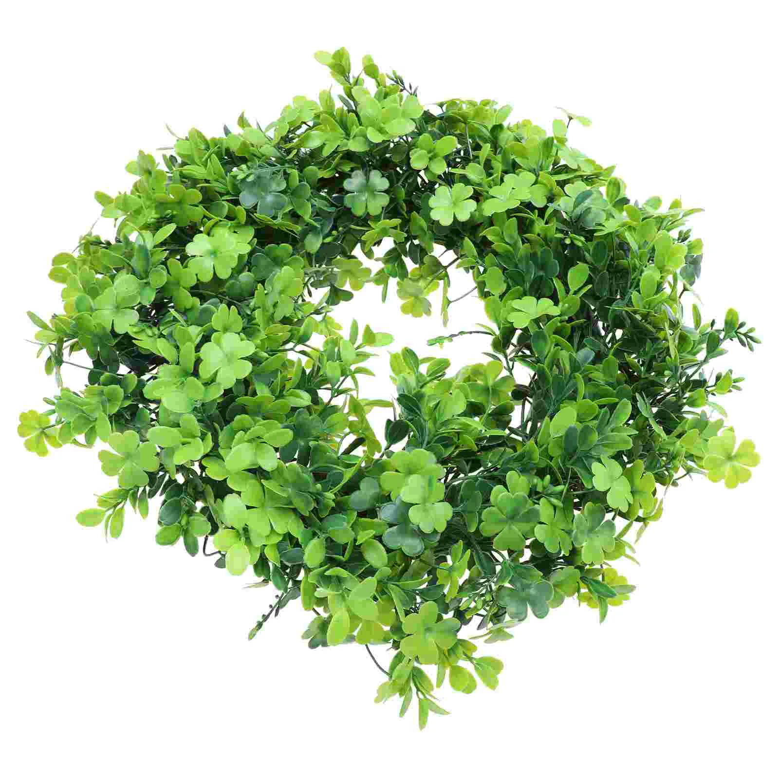 

1Pc Patricks Day Decorations Artificial Boxwood Wreath Outdoor Wreath Christmas Wreaths Windows