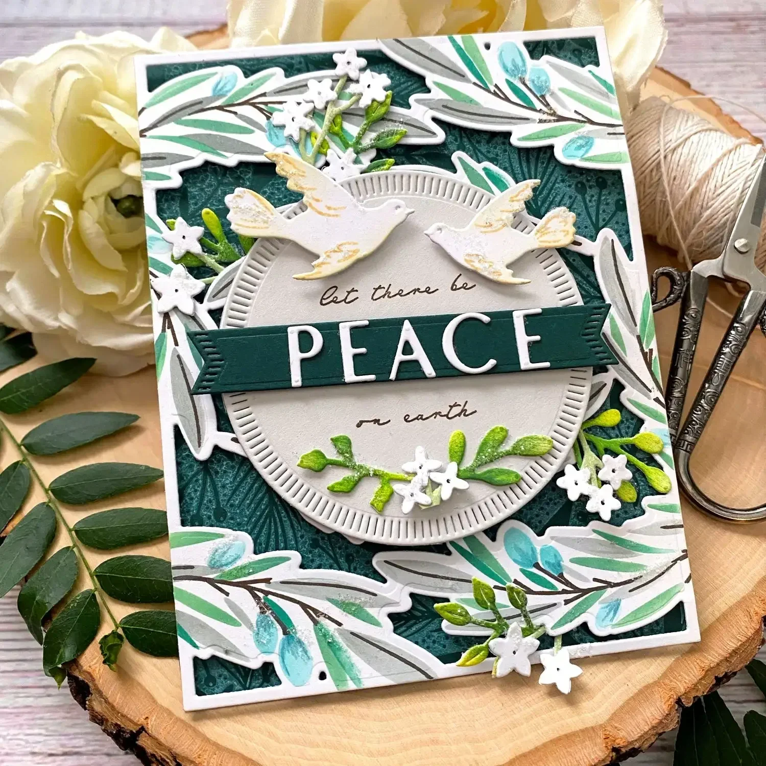 Гирлянда из попкорна морозные сосны автомобили металлические трафареты