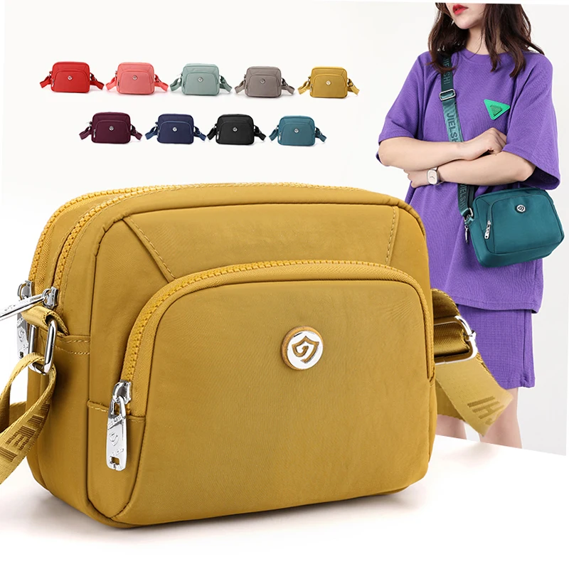 

New Small Woman's CrossBody Bag High Quality Female Messenger Bag Ladies Shoulder bag Nylon Phone Handbag 2022 Brand