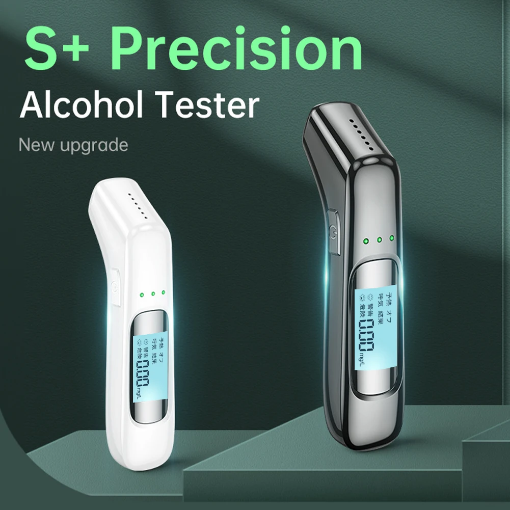 Купи Alcohol Breathalyzer Rechargeable Professional-Grade Accuracy Portable Breath Alcohol Tester for Personal Professional Use Pro за 554 рублей в магазине AliExpress