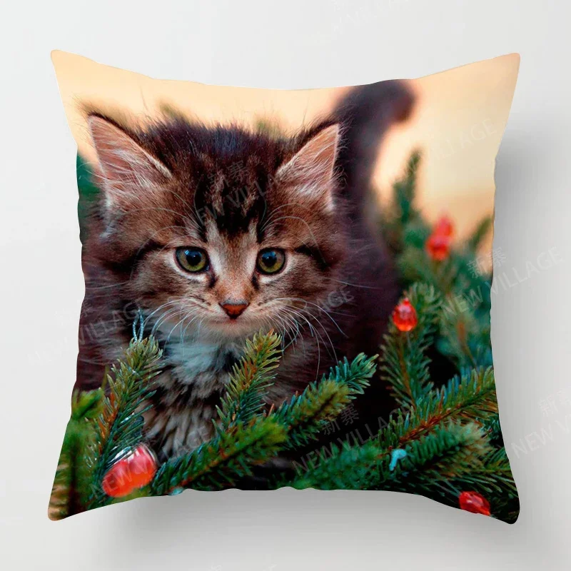 Декоративные наволочки для домашней гостиной рождественские Короткие Плюшевые