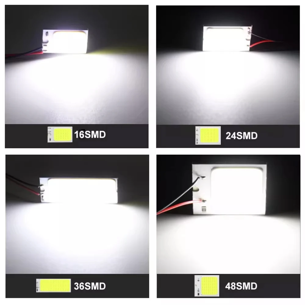 Лампы панели COB с сопротивлением 16LED / 24LED 36LED 48LED Внутренние светильники верхние