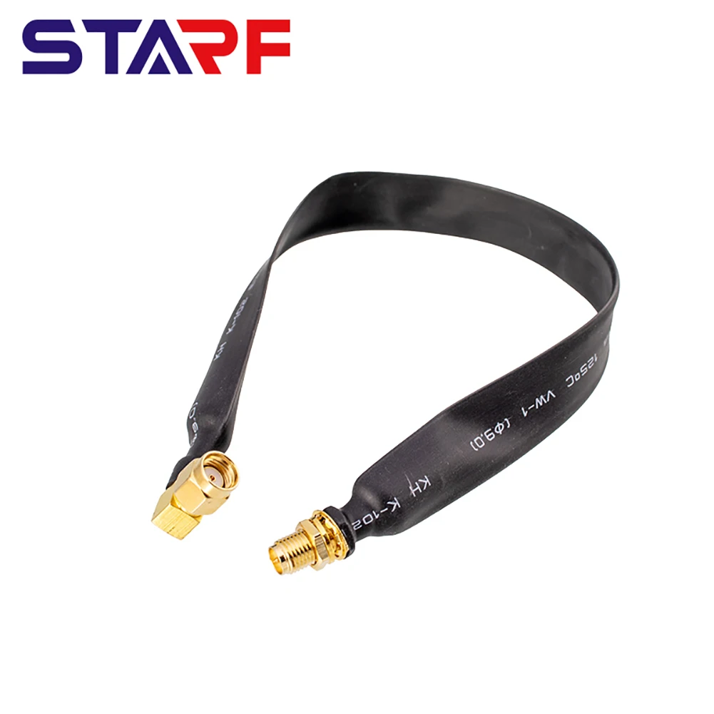 

27cm 0-6 GHz Antenna Extension Cable For Helium Hotspot HNT Miner RP-SMA Male To RP-SMA Female Flat Coaxial Extension Pigtail